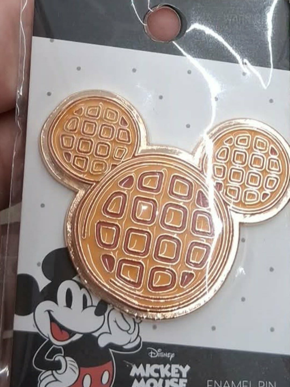 New Disney Mickey Mouse Waffle Pin